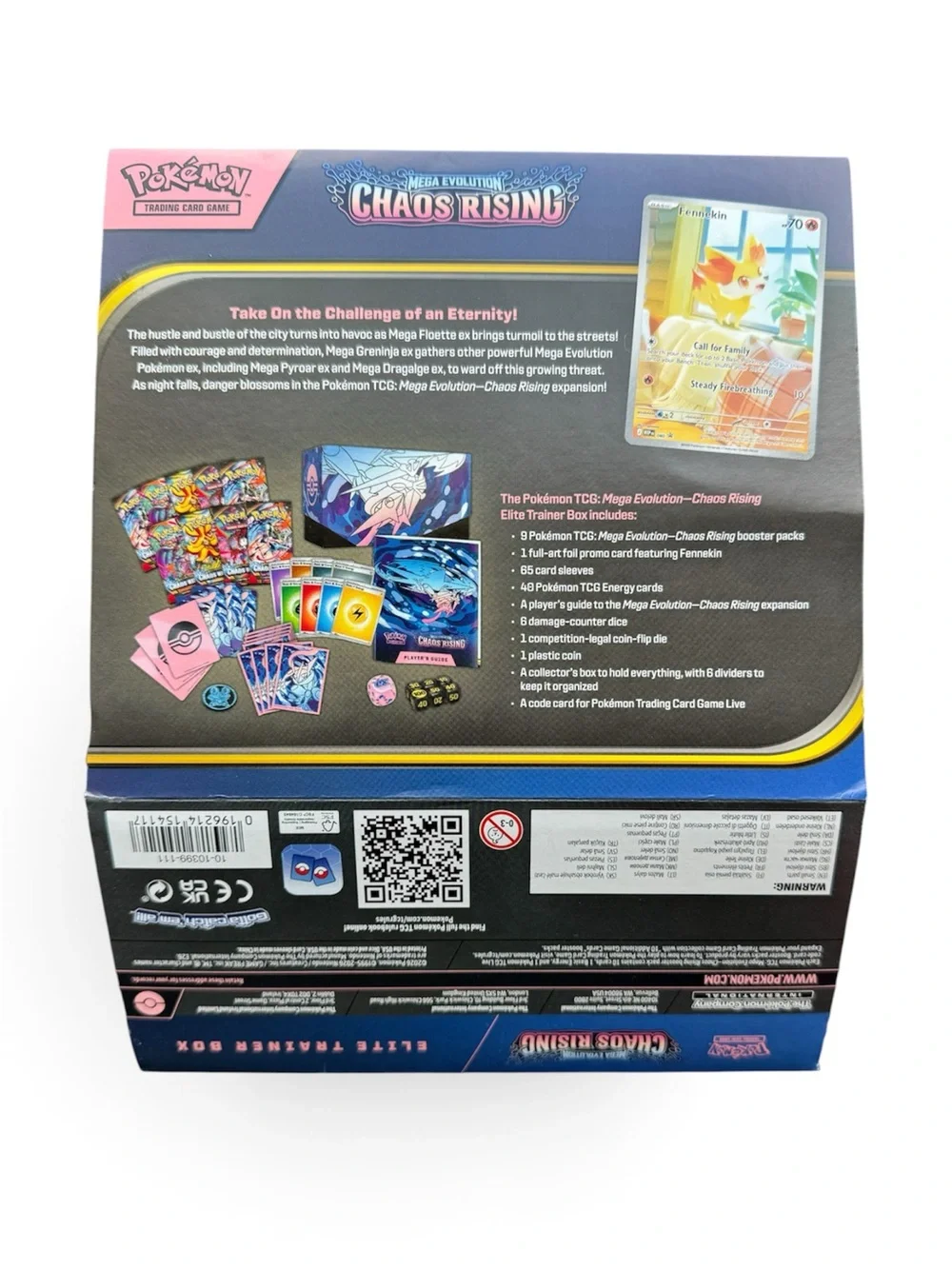 Pokémon TCG Chaos Rising Elite Trainer Box EMPTY BOX